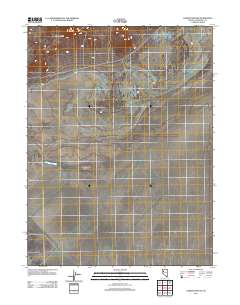 Carson Sink SW 2011 topographic map thumbnail