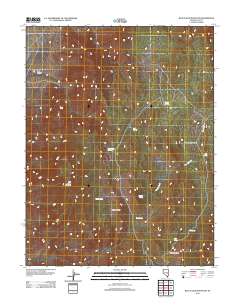 Blue Eagle Mountain 2012 topographic map thumbnail
