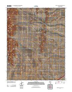Arrow Canyon SE 2012 topographic map thumbnail