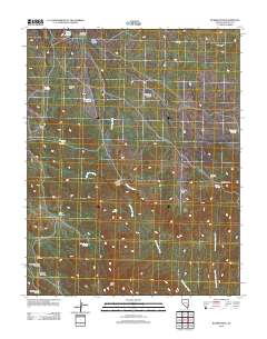 Bunker Peak 2012 topographic map thumbnail