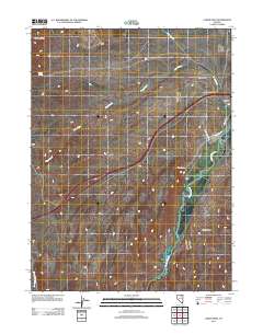 Carlin West 2012 topographic map thumbnail