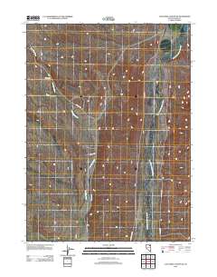 Coal Mine Canyon SE 2012 topographic map thumbnail