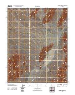 Bonnie Claire NW 2011 topographic map thumbnail