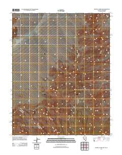 Bonnie Claire SW 2011 topographic map thumbnail