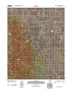 Bristol Range SE 2012 topographic map thumbnail