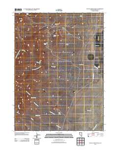 Bottle Creek Ranch 2011 topographic map thumbnail