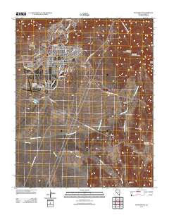 Boulder City 2012 topographic map thumbnail
