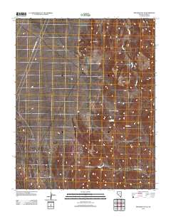 Boulder City SE 2012 topographic map thumbnail