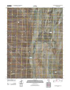 Deadman Spring SE 2012 topographic map thumbnail