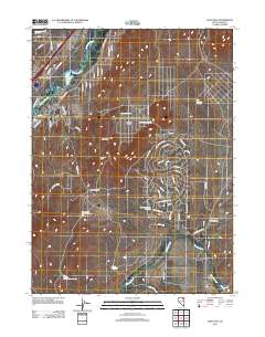 Elko East 2012 topographic map thumbnail
