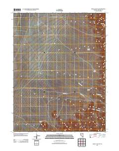 Dixie Valley SE 2011 topographic map thumbnail
