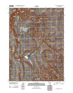 Catnip Canyon 2011 topographic map thumbnail