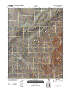 Franklin Lake SE 2012 topographic map thumbnail