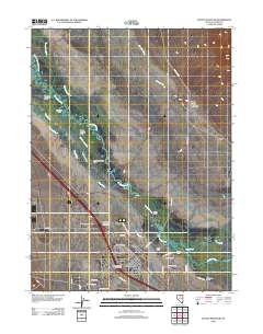 Battle Mountain 2012 topographic map thumbnail
