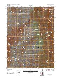 Desatoya Peak 2012 topographic map thumbnail