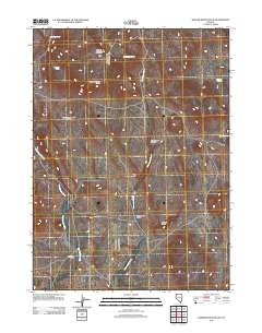 Badger Mountain SE 2011 topographic map thumbnail