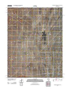 Moorman Spring NW 2012 topographic map thumbnail