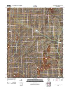 Pahroc Summit Pass 2012 topographic map thumbnail