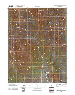 Roberts Creek Mountain 2012 topographic map thumbnail