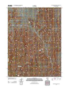 Shoshone Meadows 2011 topographic map thumbnail
