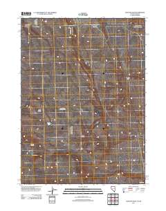 Sage Hen Hills 2011 topographic map thumbnail