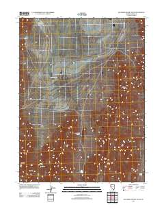 San Emidio Desert South 2011 topographic map thumbnail