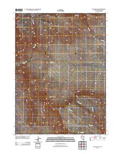 Thacker Pass 2011 topographic map preview