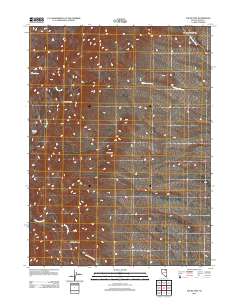 The Buttes 2012 topographic map thumbnail