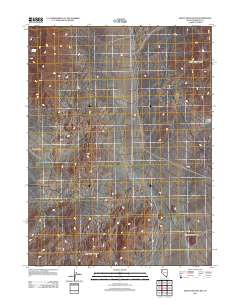 Seven Troughs NW 2011 topographic map thumbnail