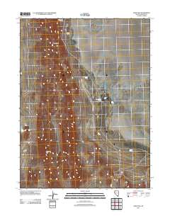Sand Pass 2011 topographic map thumbnail