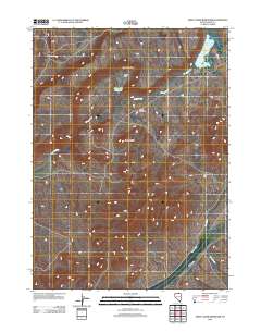 Sheep Creek Reservoir 2012 topographic map thumbnail
