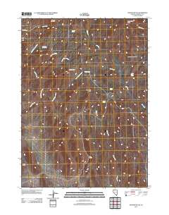 Shyster Butte 2011 topographic map thumbnail