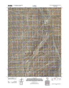 Ragged Top Mountain SW 2011 topographic map thumbnail