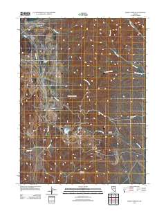 Rodeo Creek NE 2012 topographic map thumbnail