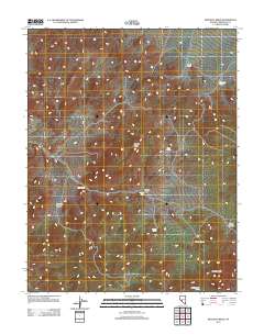Rhyolite Ridge 2011 topographic map thumbnail