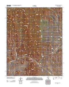 Virgin Peak 2012 topographic map thumbnail