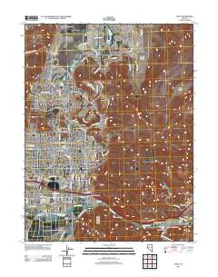 Vista 2011 topographic map thumbnail