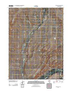 Tabor Flats 2012 topographic map thumbnail