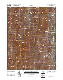 Tohakum Peak NW 2011 topographic map thumbnail