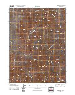 Trident Peak 2011 topographic map thumbnail