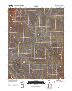 Trinity Pass NW 2011 topographic map thumbnail