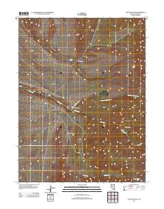 Vigus Butte NE 2011 topographic map thumbnail