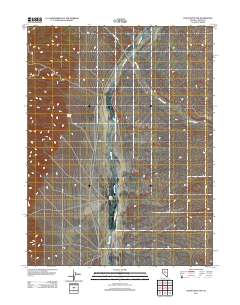 Vigus Butte NW 2011 topographic map thumbnail