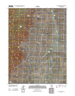 Sunset Reservoir 2012 topographic map thumbnail