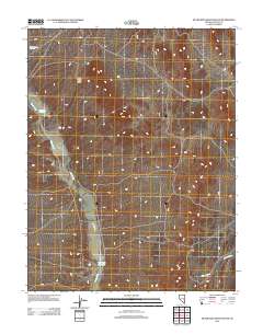 Silver King Mountain SW 2012 topographic map thumbnail