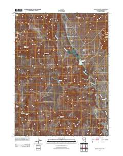 Big Sawmill Canyon 2011 topographic map thumbnail