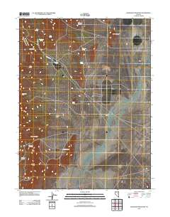 Silverado Mountain 2012 topographic map thumbnail