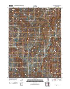 Wagon Springs 2012 topographic map thumbnail