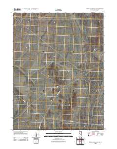 Spring Creek Flat NW 2012 topographic map thumbnail