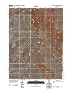 Star Valley Ridge West 2012 topographic map thumbnail
